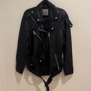 Levi's Black Faux Leather Jacket